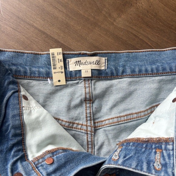 Madewell Light Blue Jean Shorts with Button Fly - 32 - NWT 🩵 - Picture 6 of 6
